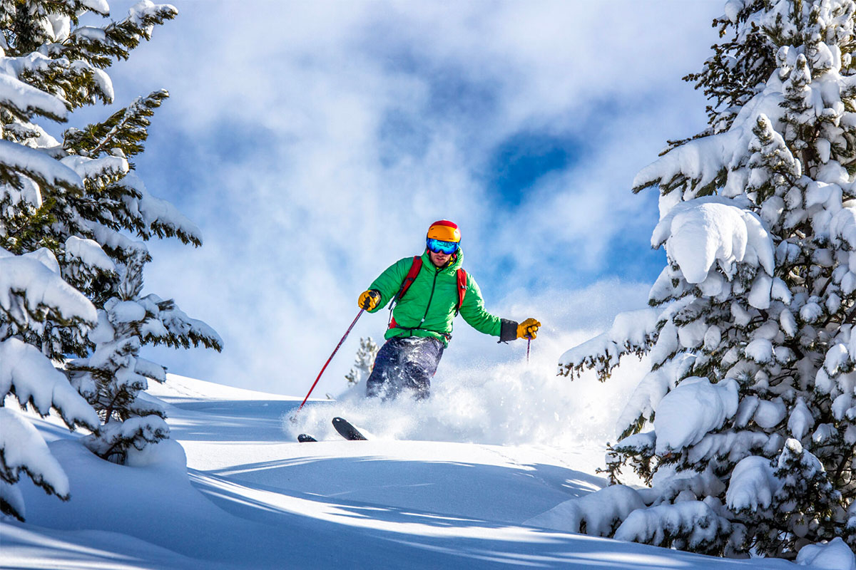 Jackson Hole powder skier