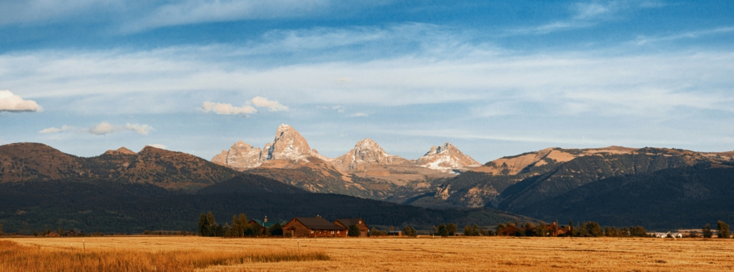Image of Teton Range from Teton Valley ID
