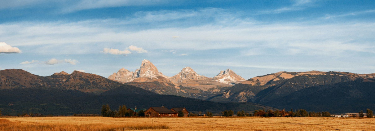 Image of Teton Range from Teton Valley ID