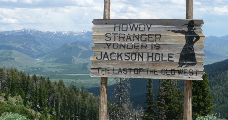 Top of Teton Pass sign image